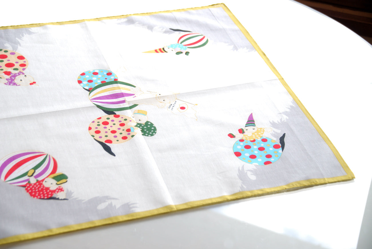 岡重のハンカチ/バンダナ キューピー黄