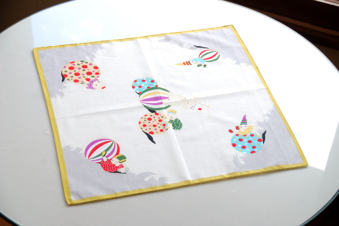 岡重のハンカチ/バンダナ キューピー黄